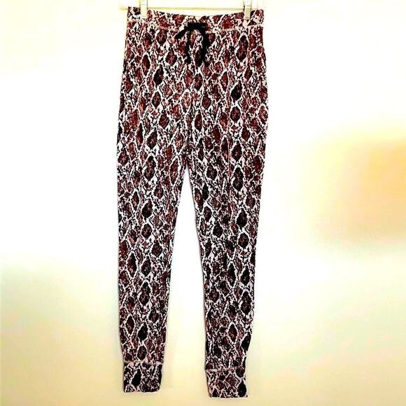 Rachel Zoe Python Pajama pants Joggers.XS - Picture 1 of 12